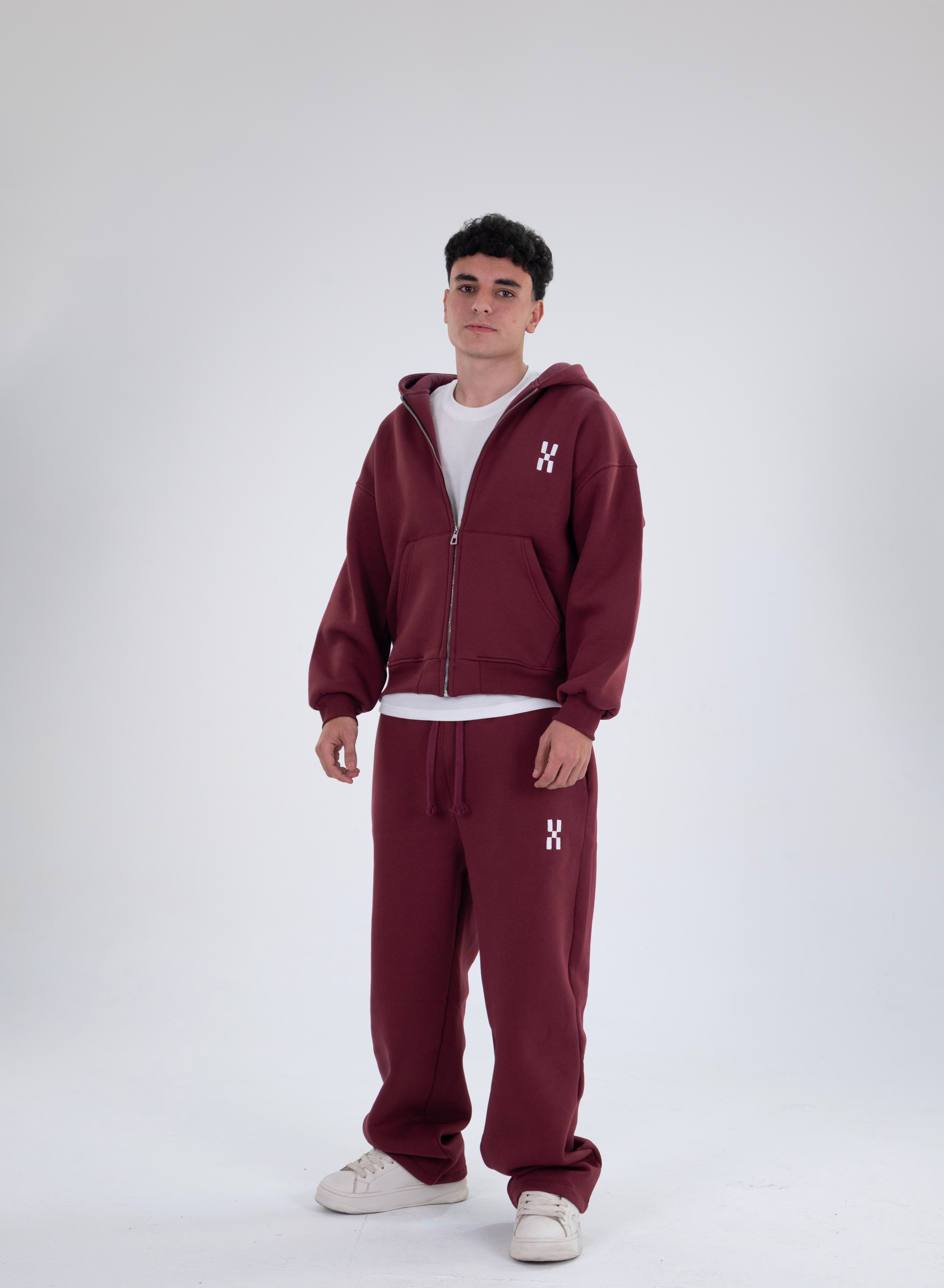 BURGUNDY TRACKSUIT