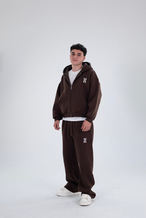 BROWN TRACKSUIT