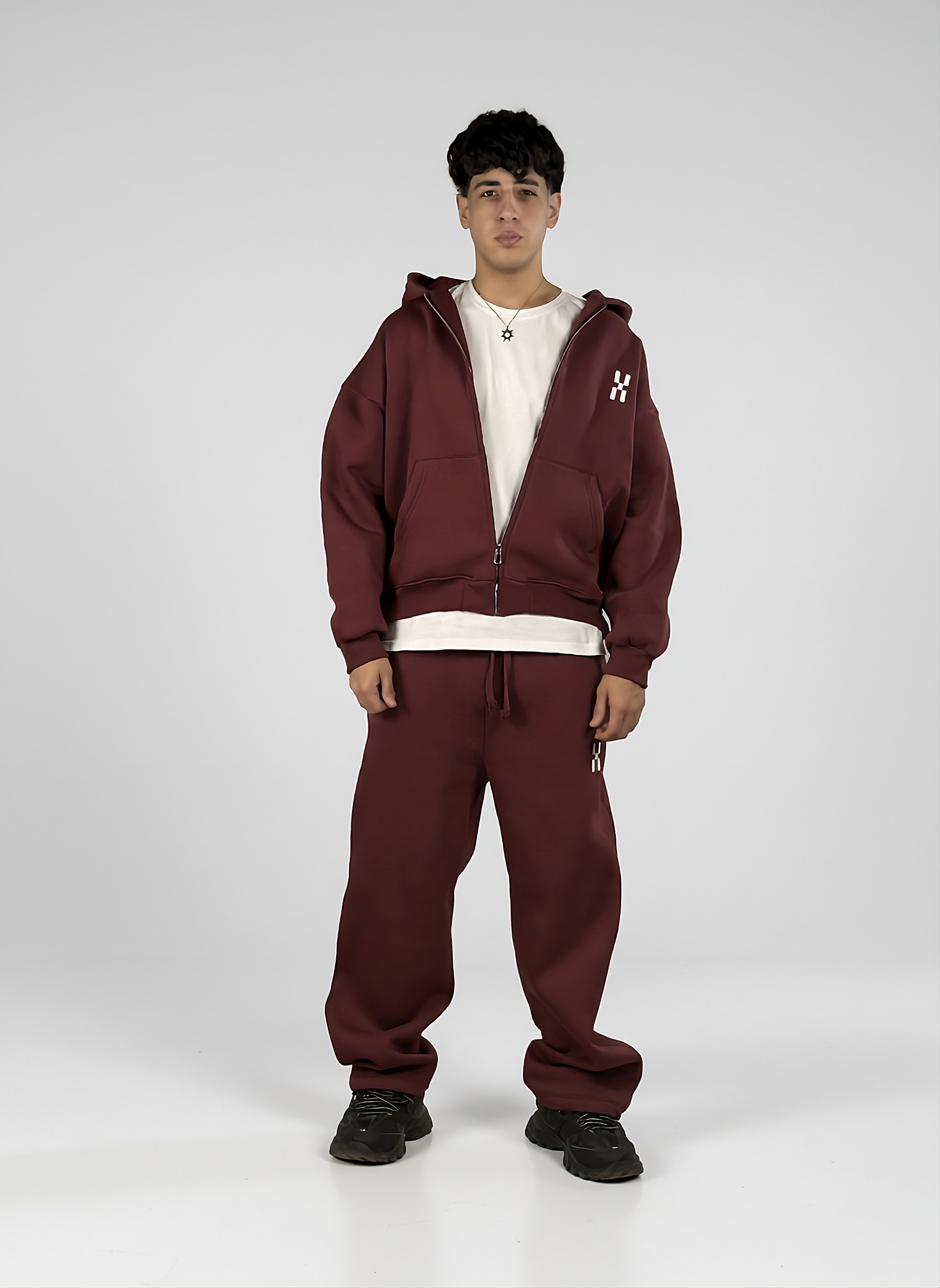 BURGUNDY TRACKSUIT