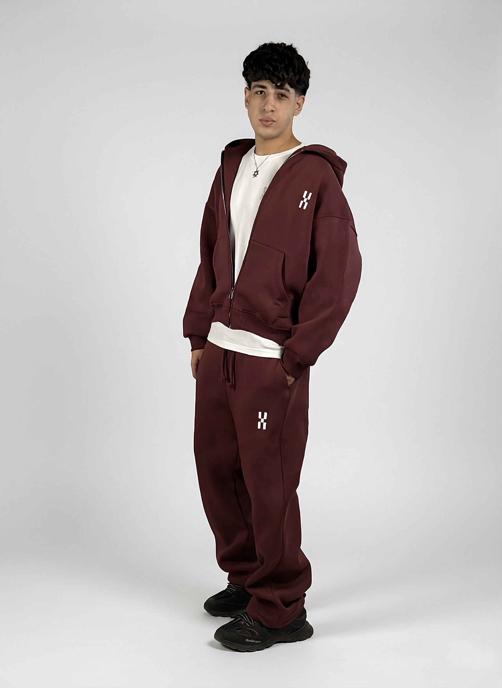 BURGUNDY TRACKSUIT